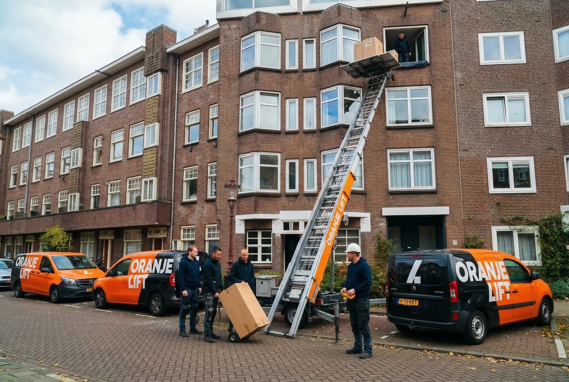 Verhuislift bij hoogbouw Waalwijk