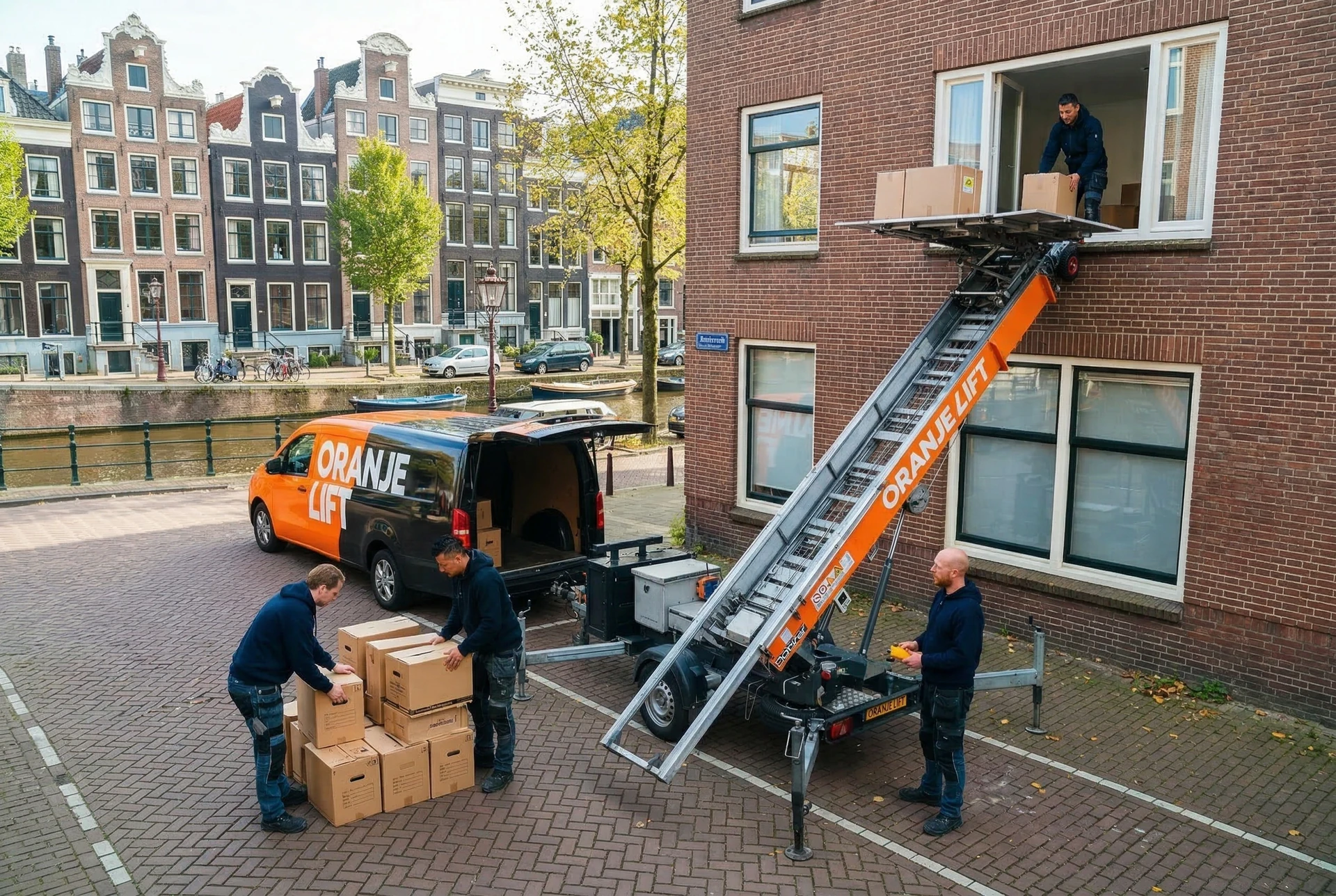 Verhuislift bij appartement Waalwijk